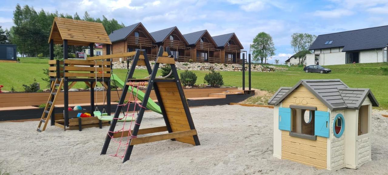 Wycisznia - Drewniane Domki Caloroczne Gieraltowiczki Dış mekan fotoğraf